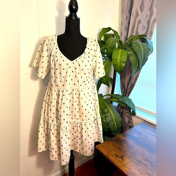 NWT Madewell Linen Blend Lorelei Mini Women’s Dress Size Small - Picture 4 of 13